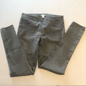 H&M gray jean leggings